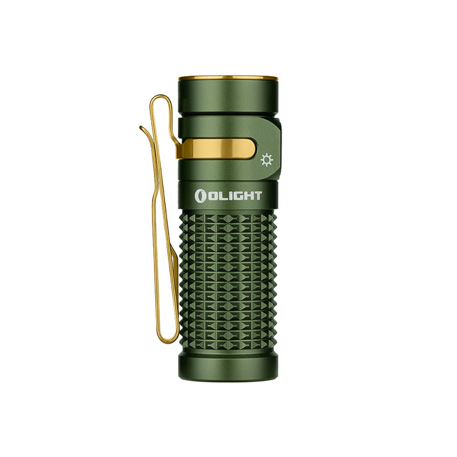 Olight Baton 4 EDC Flashlight OD Green Aluminum Body 1300 Lumens