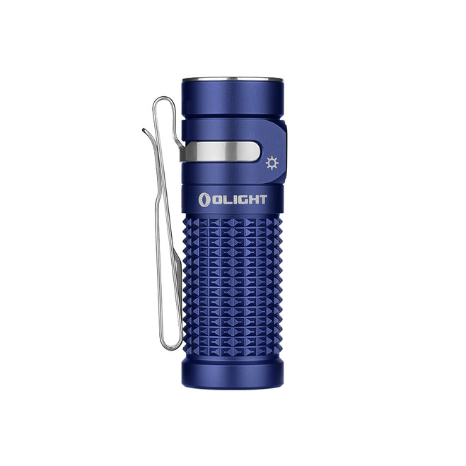 Olight Baton 4 EDC Flashlight Regal Blue Aluminum Body 1300 Lumens