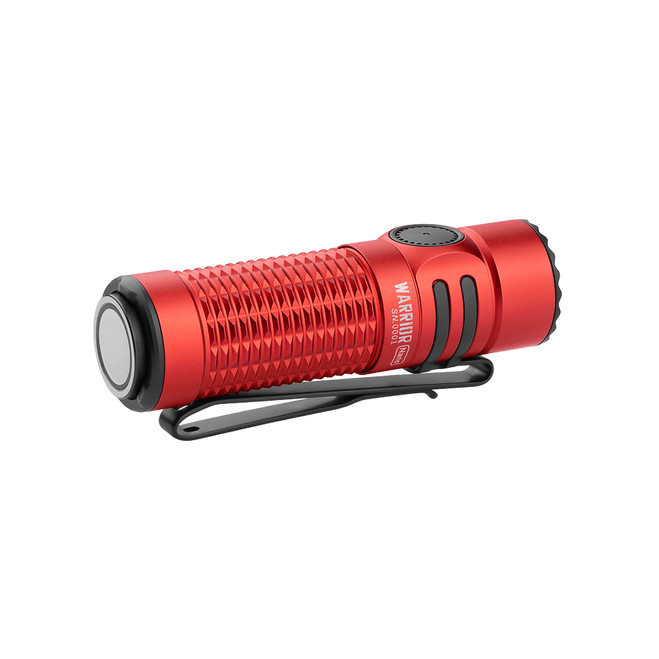 Olight Warrior Nano Flashlight Red Alumnum Body 1200 Lumens