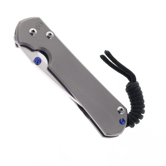 Chris Reeve Small Sebenza Pocket Knife Glass Blasted Titanium