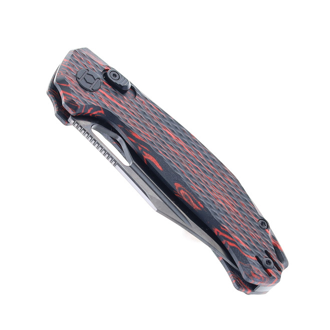 DAMONDE EQUIPMENT GOTOKU チョーGD2 Kunwu Django Folding Knife Red G-Mascus Handle Elmax Plain