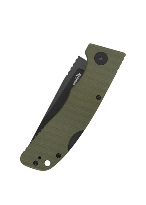 Schnitzel KVAR Outdoor Folder Pocket Knife Blackwashed 14c28n