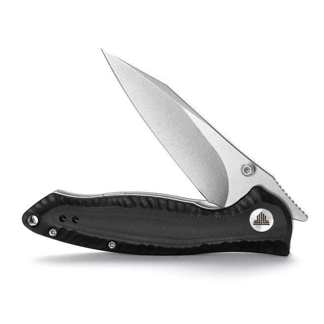 Trivisa Delphinus 03B Folding Knife Black G10 | White Mountain Knives