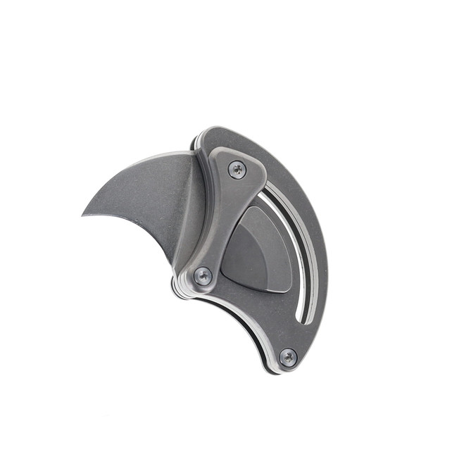 Two Sun Mini Micro Folding Knife Titanium Handle M390 Plain Edge TS151-M390