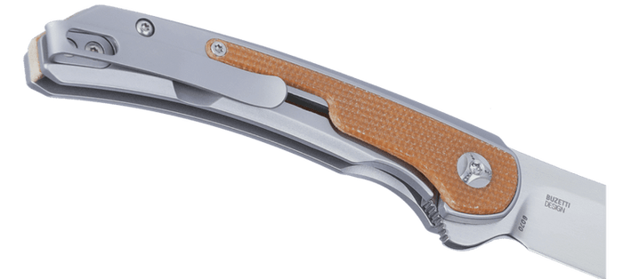 CRKT Padawan Folding Knife Brown Stainless Steel/Micarta Handle