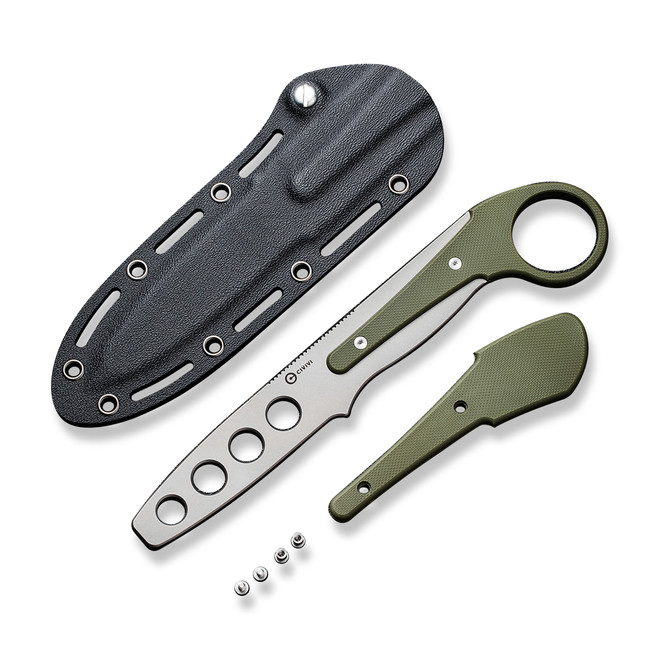 Civivi Varius Fixed Blade Knife OD Green G10 Handle D2 Plain Edge Stonewash Finish C22009C-2 Civivi Varius Fixed Blade Knife OD Green G10 Handle D2 Plain Edge Stonewash Finish C22009C-2