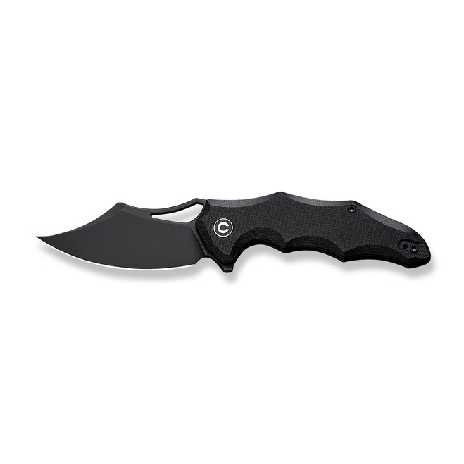 CIVIVI Chiro Folding Knife Black G10 Handle 14C28N Clip Point