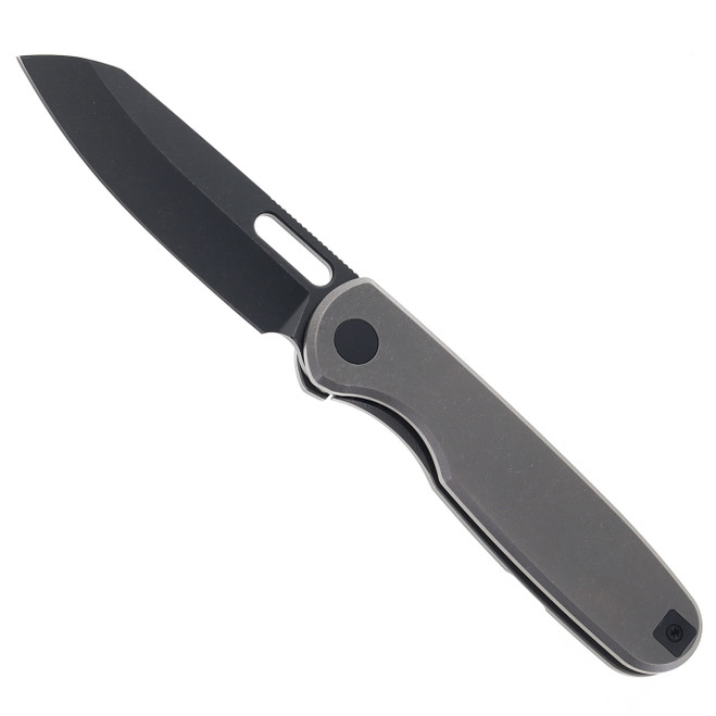 Bridgeport BGPT 1827 FL Folding Knife 20CV Plain Edge Blackwash Finish