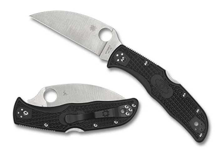 Spyderco Endela Folding Knife Black FRN Handle VG-10 Wharncliffe Plain Edge C243FPWCBK