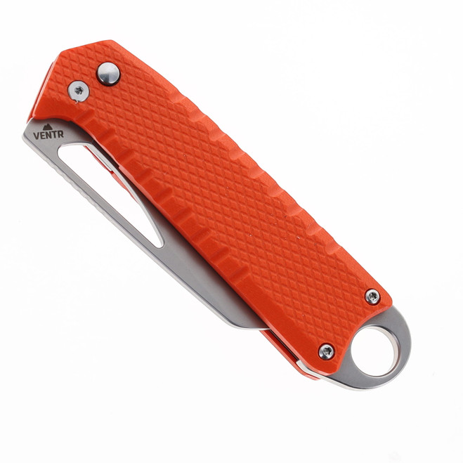Ketuo Ventr Button Lock/Liner Lock Pocket Knife Orange G10 Handle