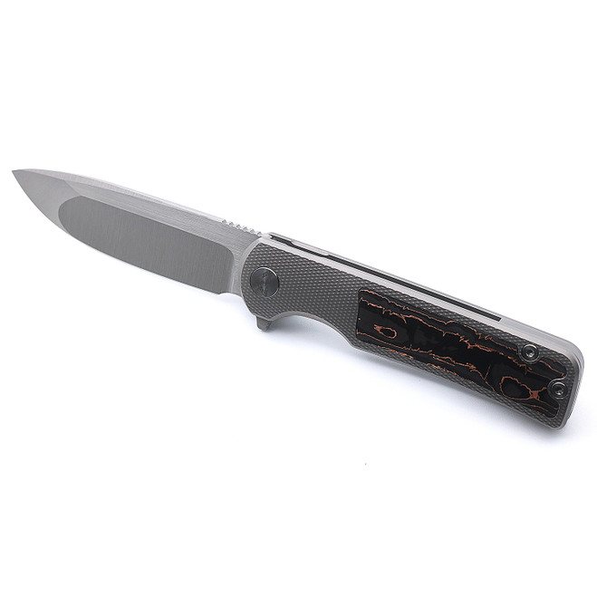 Miguron Ameight Kermu Folding Knife Bronze Carbon Fiber/Titanium