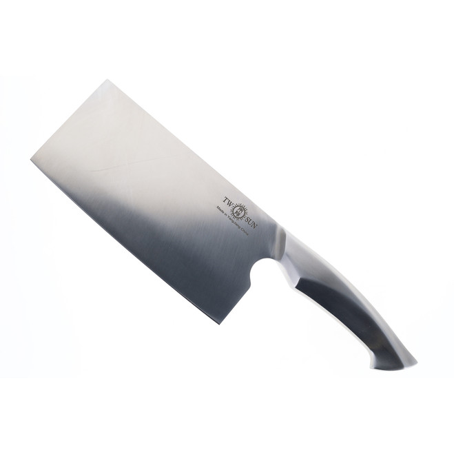 Two Sun Chef Knife Hollow Handle 14C28N Plain Edge TS806