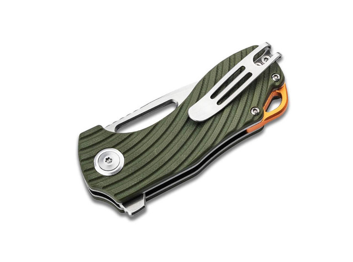 Boker Tadpole Green G10 Handle 440A 01SC012 - White Mountain Knives