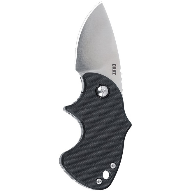 CRKT Orca Assisted Folding Knife Black GRN Handle D2 Plain Edge Satin 7930