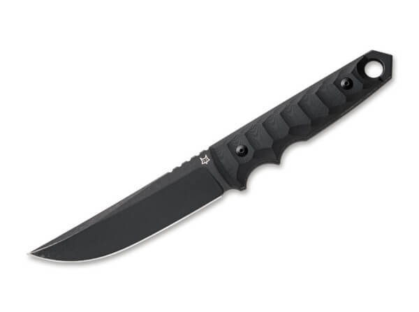 Fox Ryu G10 Black Nilox PVD Coated Fixed Blade FX-634 - White