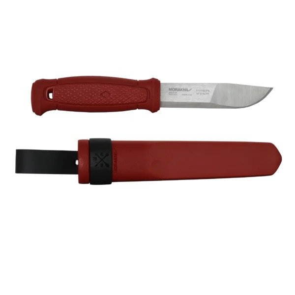 Mora Kansbol Fixed Blade Knife Dala Red Polymer Handle Stainless Steel Plain Edge 14143
