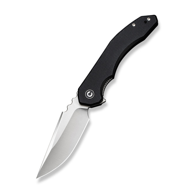 Civivi Bluetick Folding Knife Black G10 Handle 14C28N Drop Point Plain Edge Satin Finish C23050-1 Civivi Bluetick Folding Knife Black G10 Handle 14C28N Drop Point Plain Edge Satin Finish C23050-1