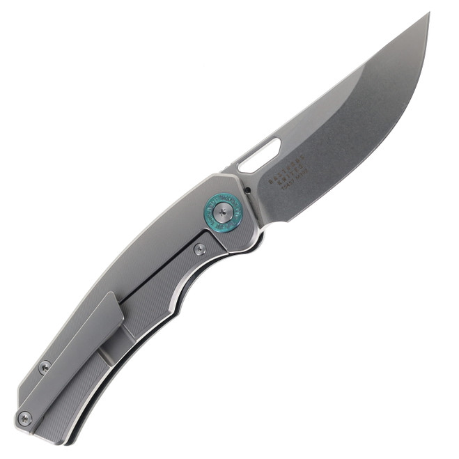 Two Sun Folding Knife Black Carbon Fiber/Titanium Handle M390