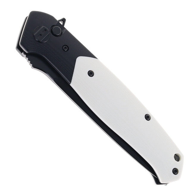 Bestech Swordfish Folding Knife Black/White G10 Handle 14C28N