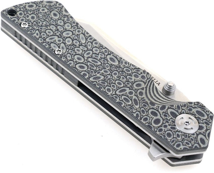 wccf    EX   エルネニー　　美品 Proelia S-Tec Liner Lock Folding Knife Black Textured G10 Handle