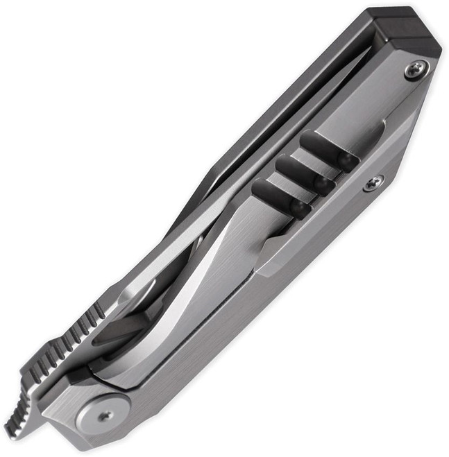 Ree様 Cavol Denka Linerlock Folding Knife Black Titanium Handle M390