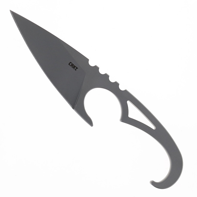 CRKT SDN Fixed Blade Knife Skeletonized Stainless Steel Handle 4116 Drop Point Plain Edge Beadblast Finish 2909 CRKT SDN Fixed Blade Knife Skeletonized Stainless Steel Handle 4116 Drop Point Plain Edge Beadblast Finish 2909