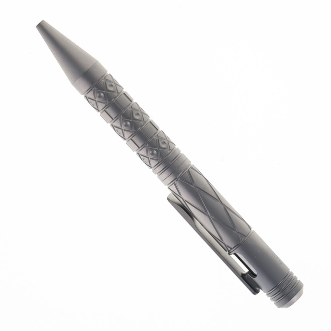 Two Sun Push Button Bolt Action Pen Titanium Body Black Ink TS-Pen36 Sandwashed