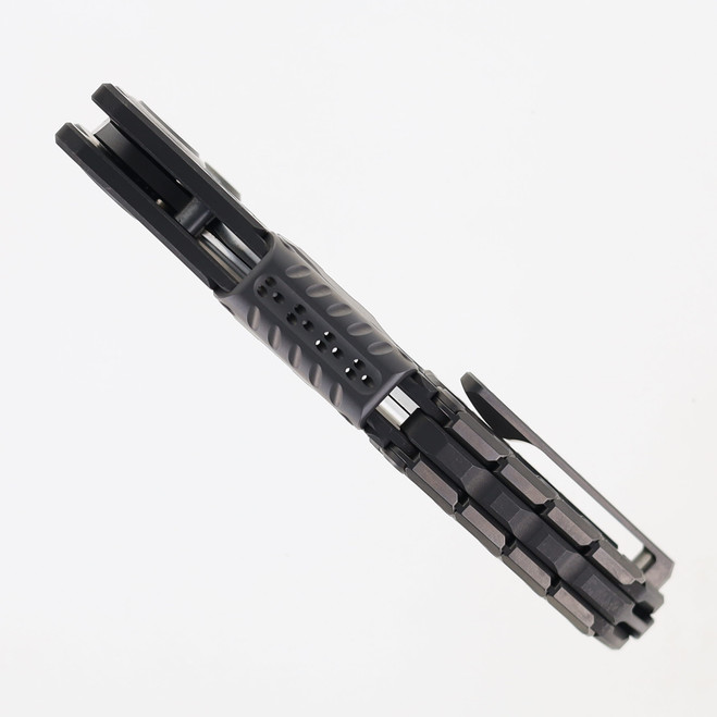 Maxace Titanis II Knife Stonewashed Titanium MagnaCut Steel Blade