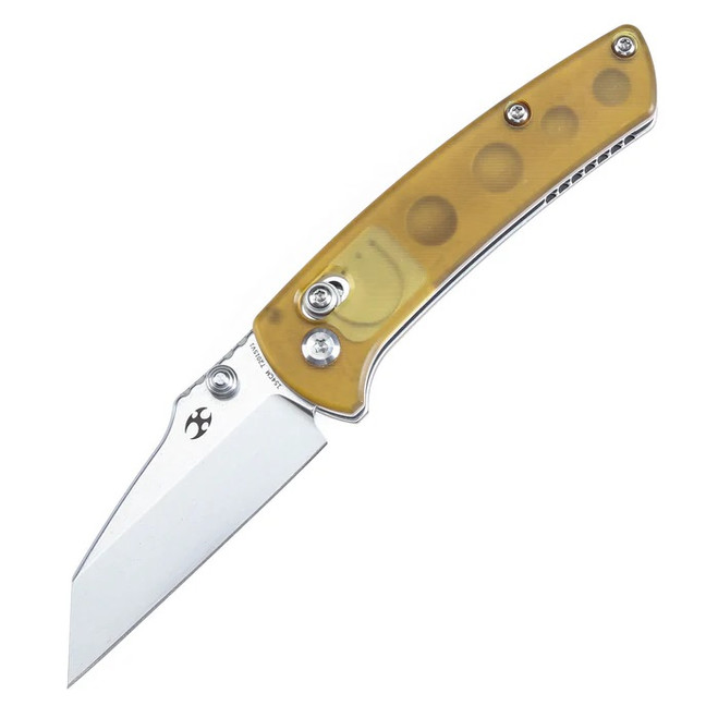 Kansept Little Main Street Folding Knife Yellow PEI Handle