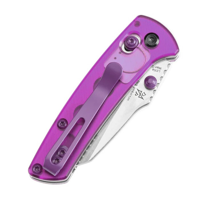 Kansept Little Main Street Folding Knife Purple Acrylic Handle