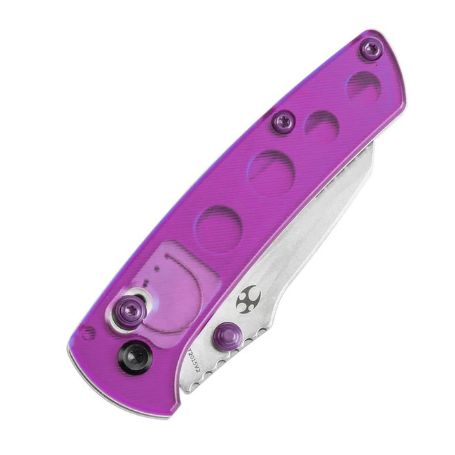 Kansept Little Main Street Folding Knife Purple Acrylic Handle