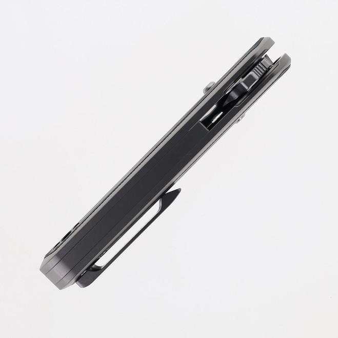 Two Sun Folding Knife Titanium/Carbon Fiber Handle 14C28N Plain