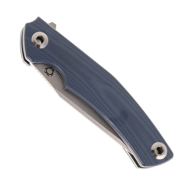 Sixleaf Folding Knife Blue G10 Handle 9Cr13MoV Plain Edge SL-34-Blue