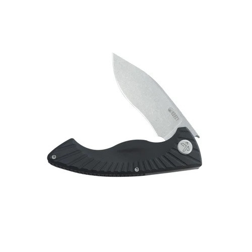 Kubey Timberwolf Folding Knife Black G10 Handle 14C28N Kurki Plain