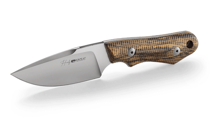 Viper Handly BC Fixed Blade Knife Bocote Wood Handle MagnaCut