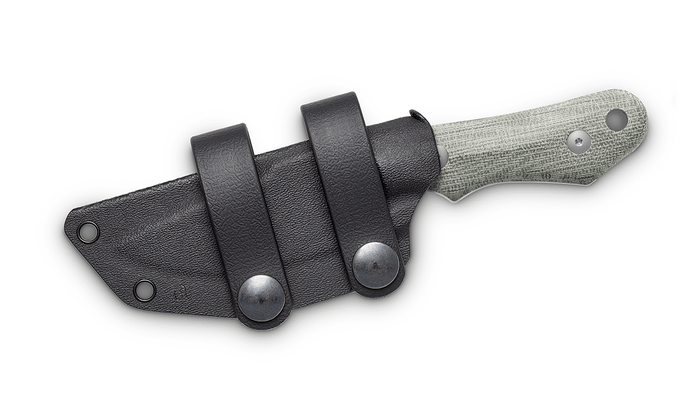 Viper Handy CG Fixed Blade Knife Green Canvas Micarta Handle