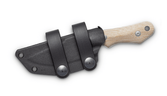 Viper Handy CN Fixed Blade Knife Natural Canvas Micarta