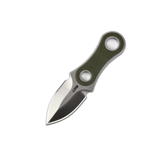 an！！！！ CJRB Knap Fixed Blade Knife Green G10 Handle AR-RPM9 Spear Point