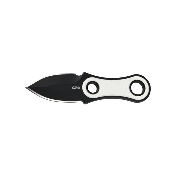 CJRB Knap Fixed Blade Knife White G10 Handle AR-RPM9 Spear Point