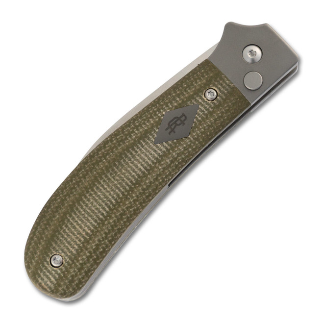 Rosecraft Clinch River Folding Knife Green Micarta Handle M390