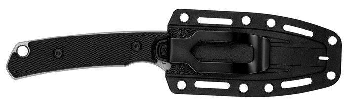 Kershaw Steppe Fixed Blade Knife Gray/Black Polypropylene Handle
