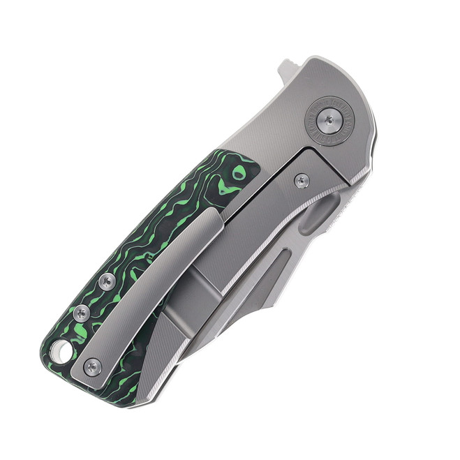 TwoSun David Chen TS508-M390 Sandwashed Titanium Handle & Carbon