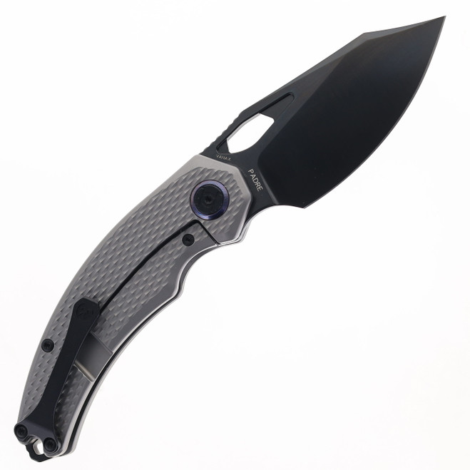 ●THE FAQULTEE Kunwu Knives Padre Vanax Knife Titanium (Satin) - Blade HQ