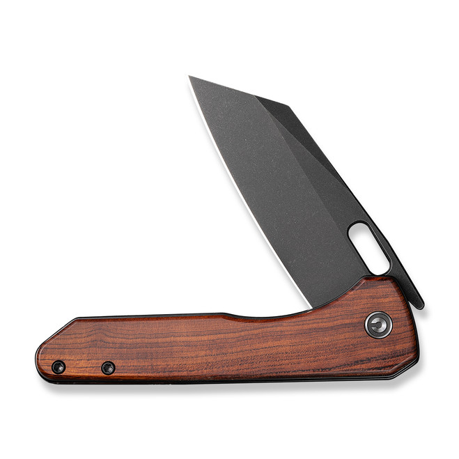 Civivi Nugz Folding Knife Guibourtia Wood Handle 14C28N Reverse