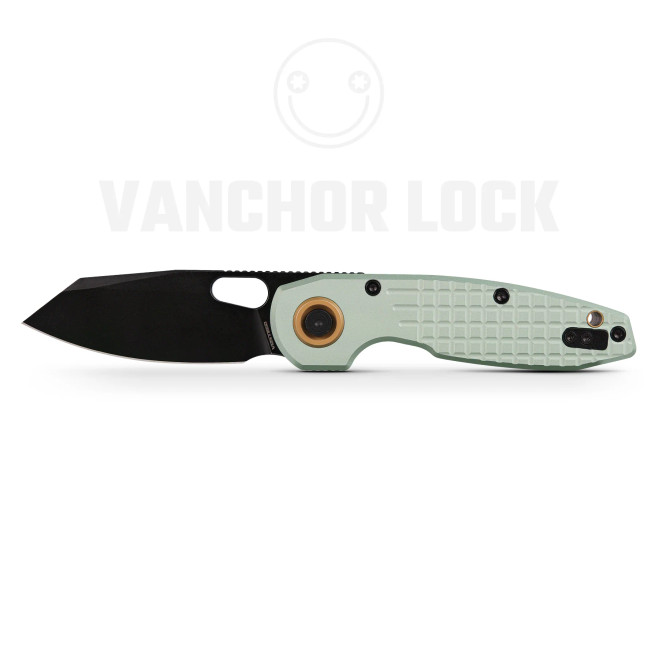 Vosteed Ankylo Vanchor Lock Pocket Knife Green Frag Aluminum Handle Black Stonewashed 154CM Blade A1907 Vosteed Ankylo Vanchor Lock Pocket Knife Green Frag Aluminum Handle Black Stonewashed 154CM Blade A1907