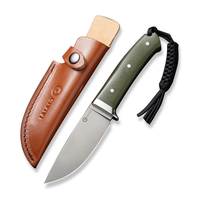 Civivi Cloud Peak Fixed Blade Knife Green G10 Handle Nitro-V Drop