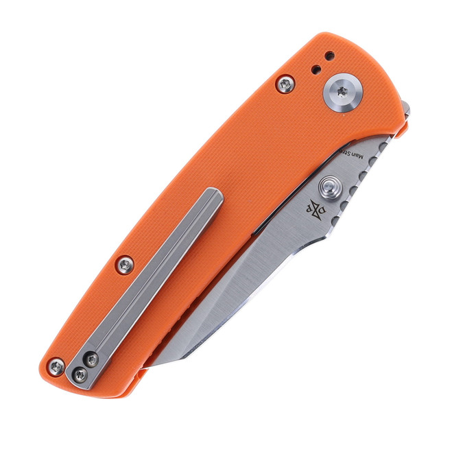Kansept Main Street Folding Knife Orange G10 Handle 154CM Plain