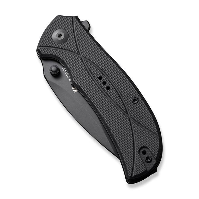 Sencut Hyrax Folding Knife Black G10 Handle 9Cr18Mov Leaf Plain