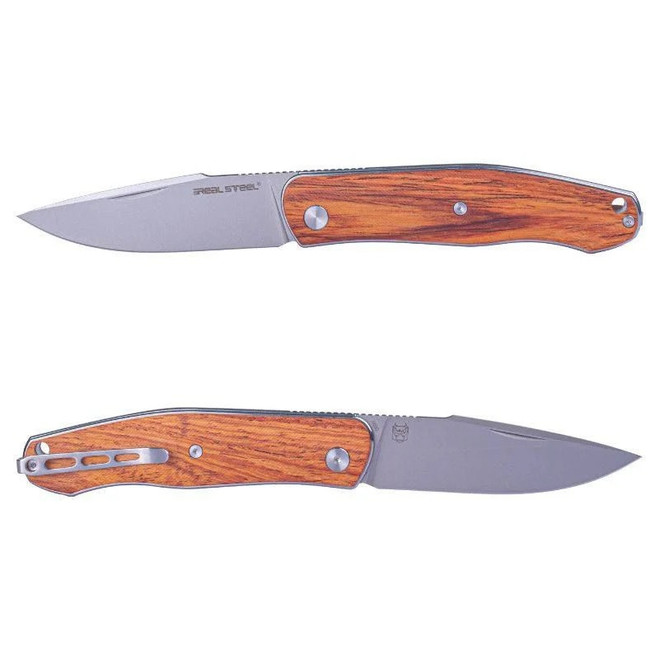 Real Steel Serenity Slipjoint Folding Knife Rosewood Handle N690