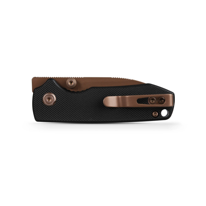 may Vosteed Raccoon Cub Folding Knife Black G10 Handle 14c28n